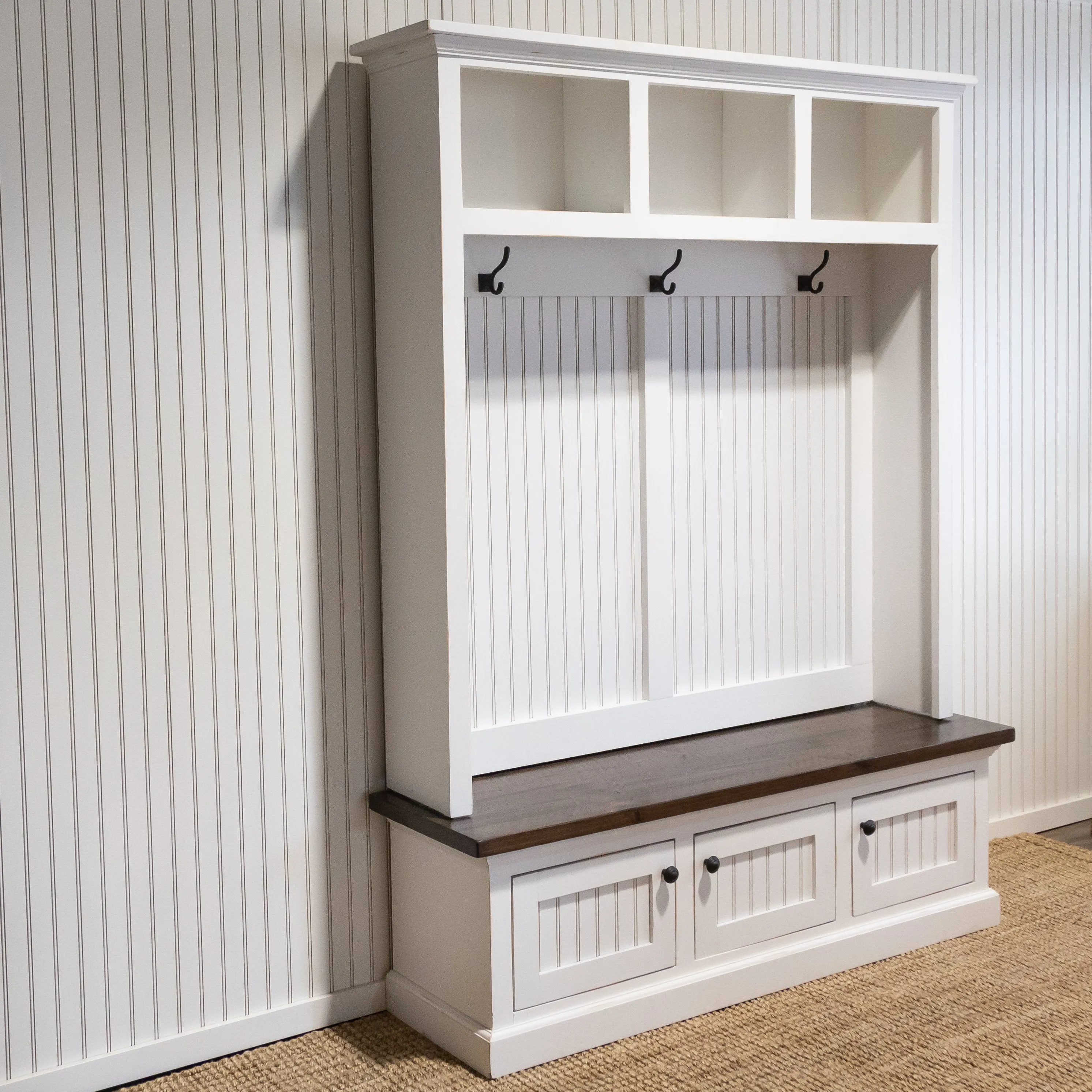 Hall Storage Cabinet - 2 Piece