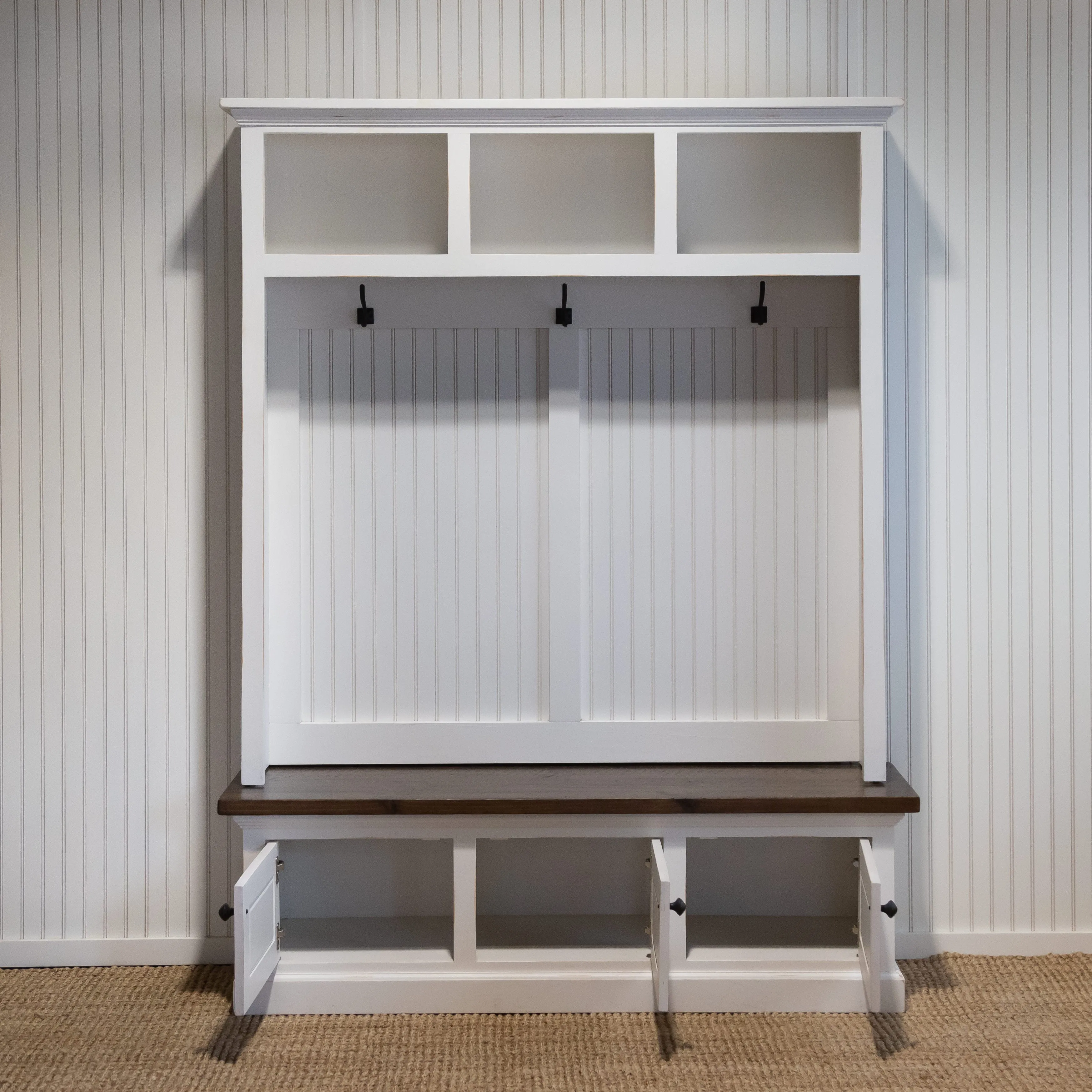 Hall Storage Cabinet - 2 Piece