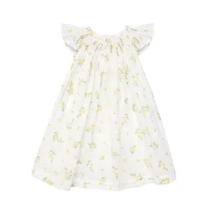Handsmocked Lemon Dress