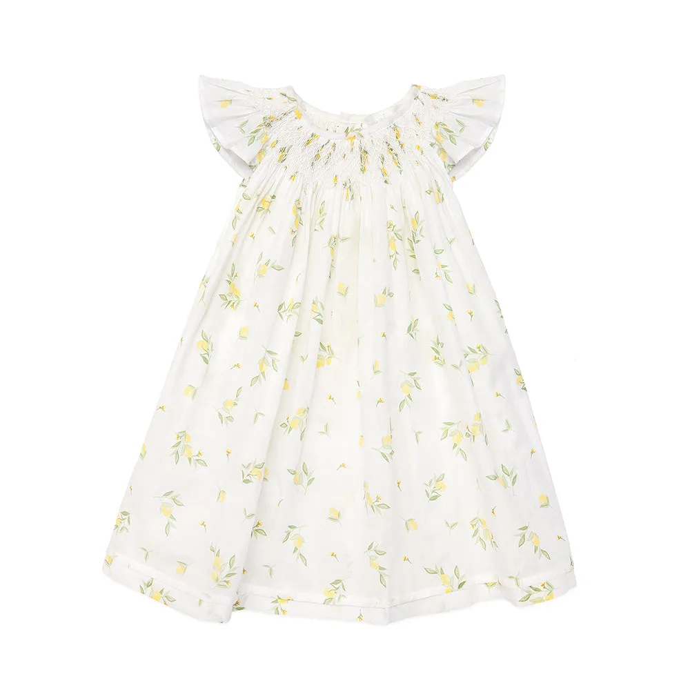 Handsmocked Lemon Dress