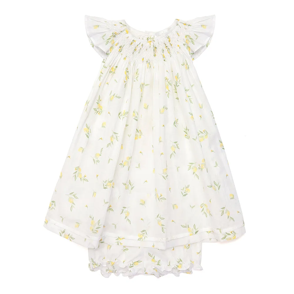 Handsmocked Lemon Dress
