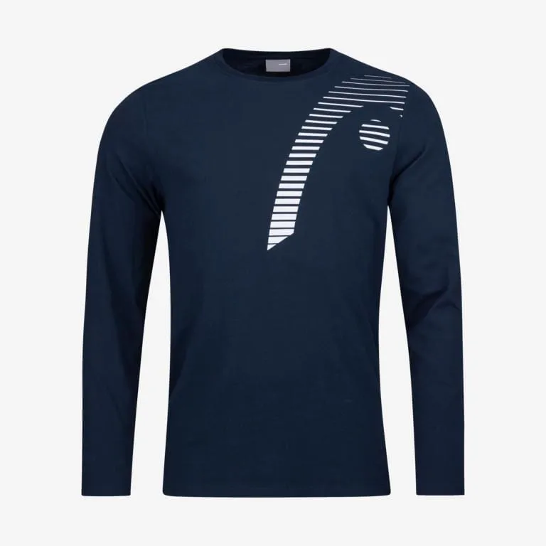 HEAD Club Cliff Mens Long Sleeve Top - Dark Blue