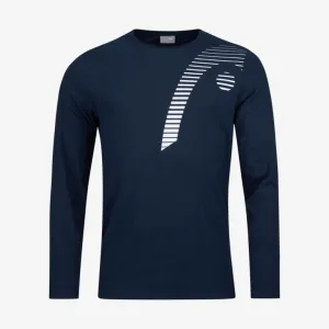 HEAD Club Cliff Mens Long Sleeve Top - Dark Blue