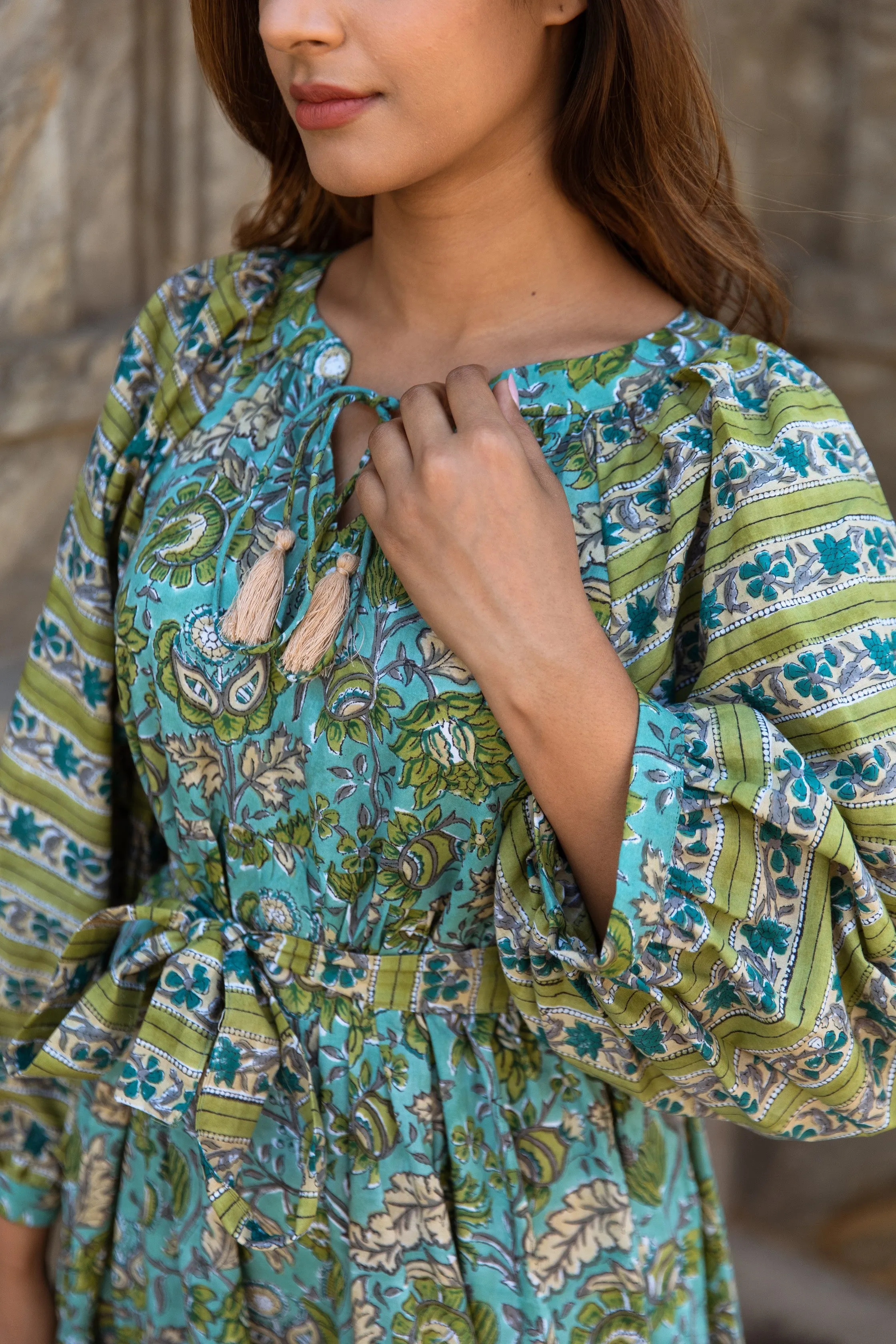 Hend Tier Ruffle Dress
