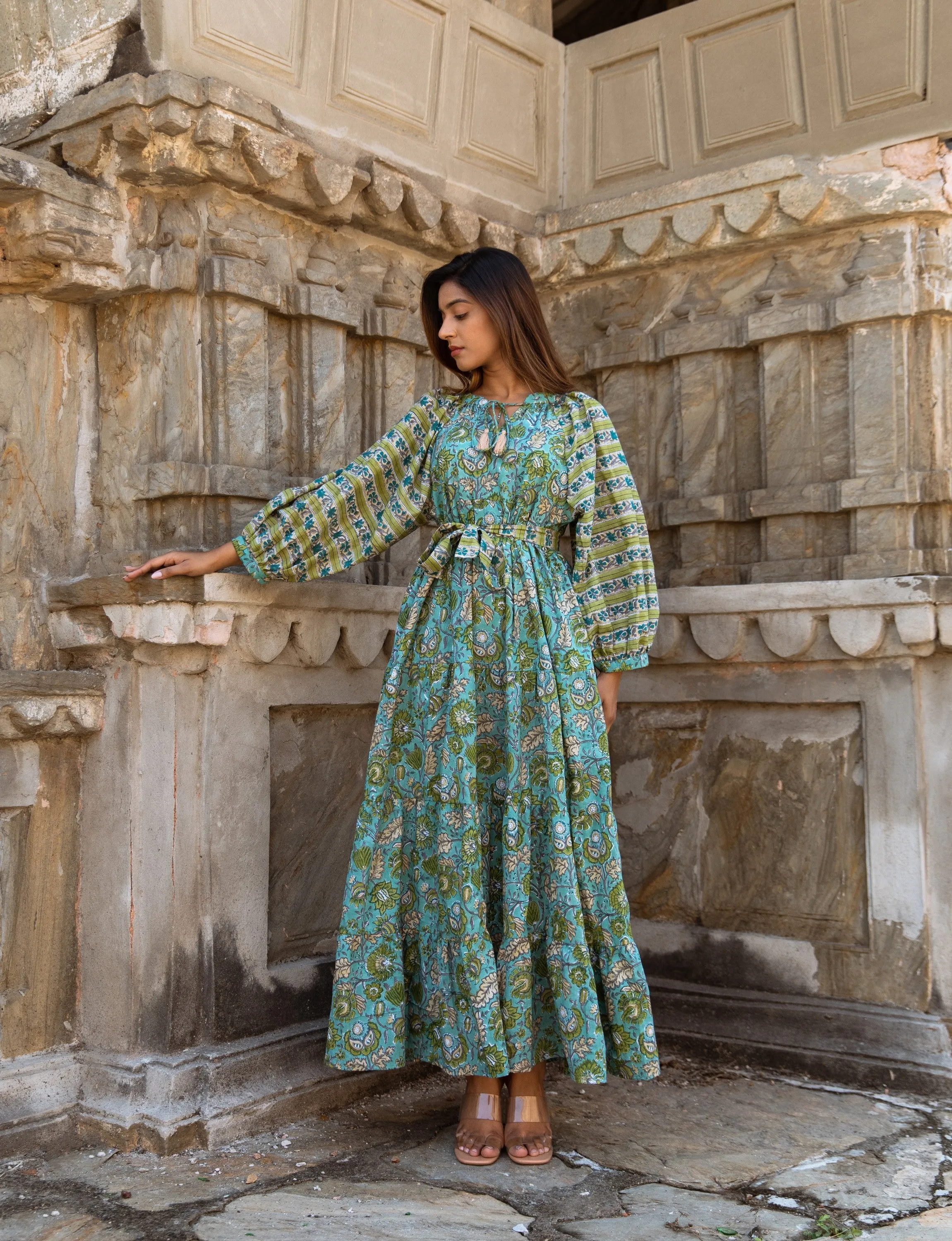 Hend Tier Ruffle Dress