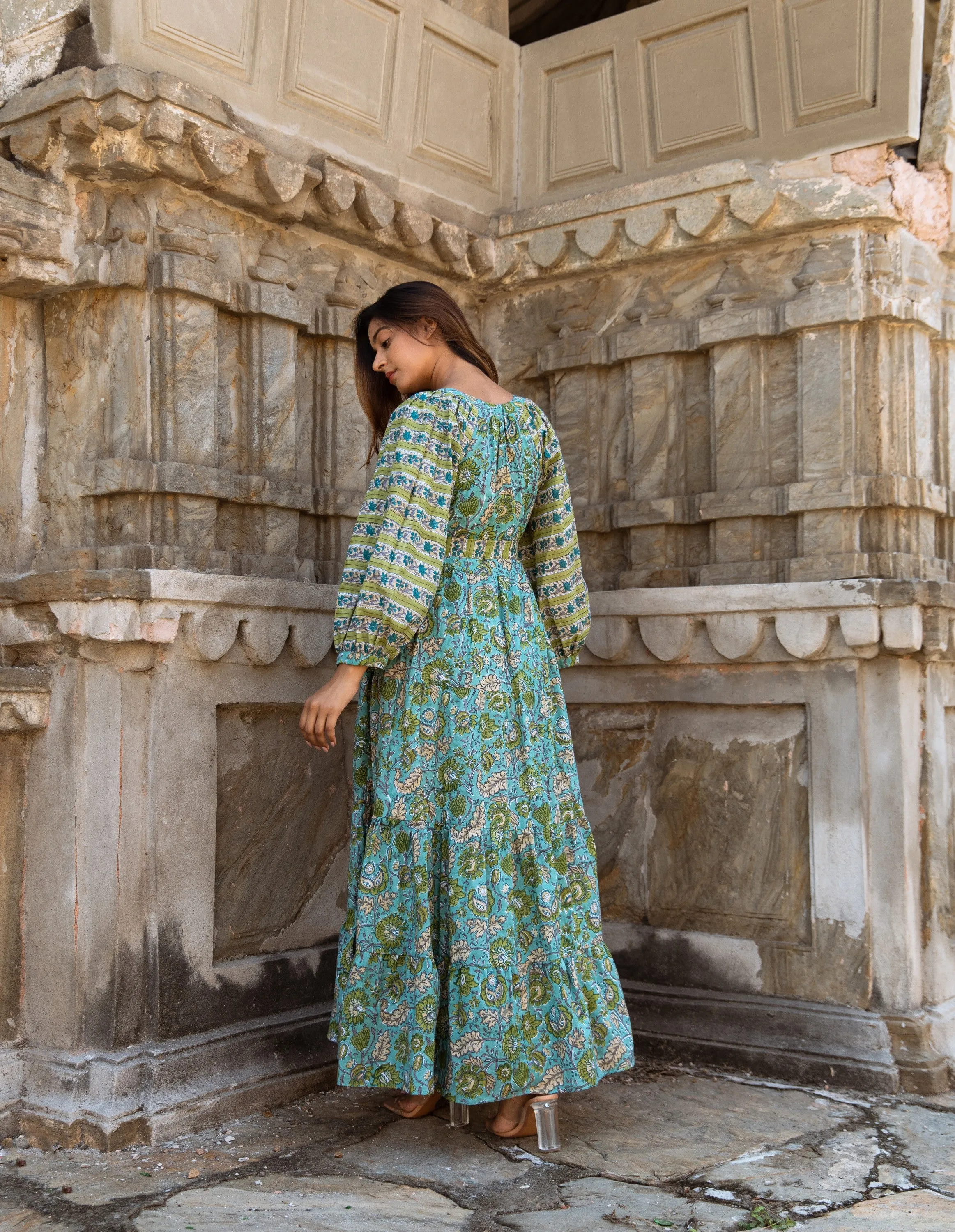 Hend Tier Ruffle Dress