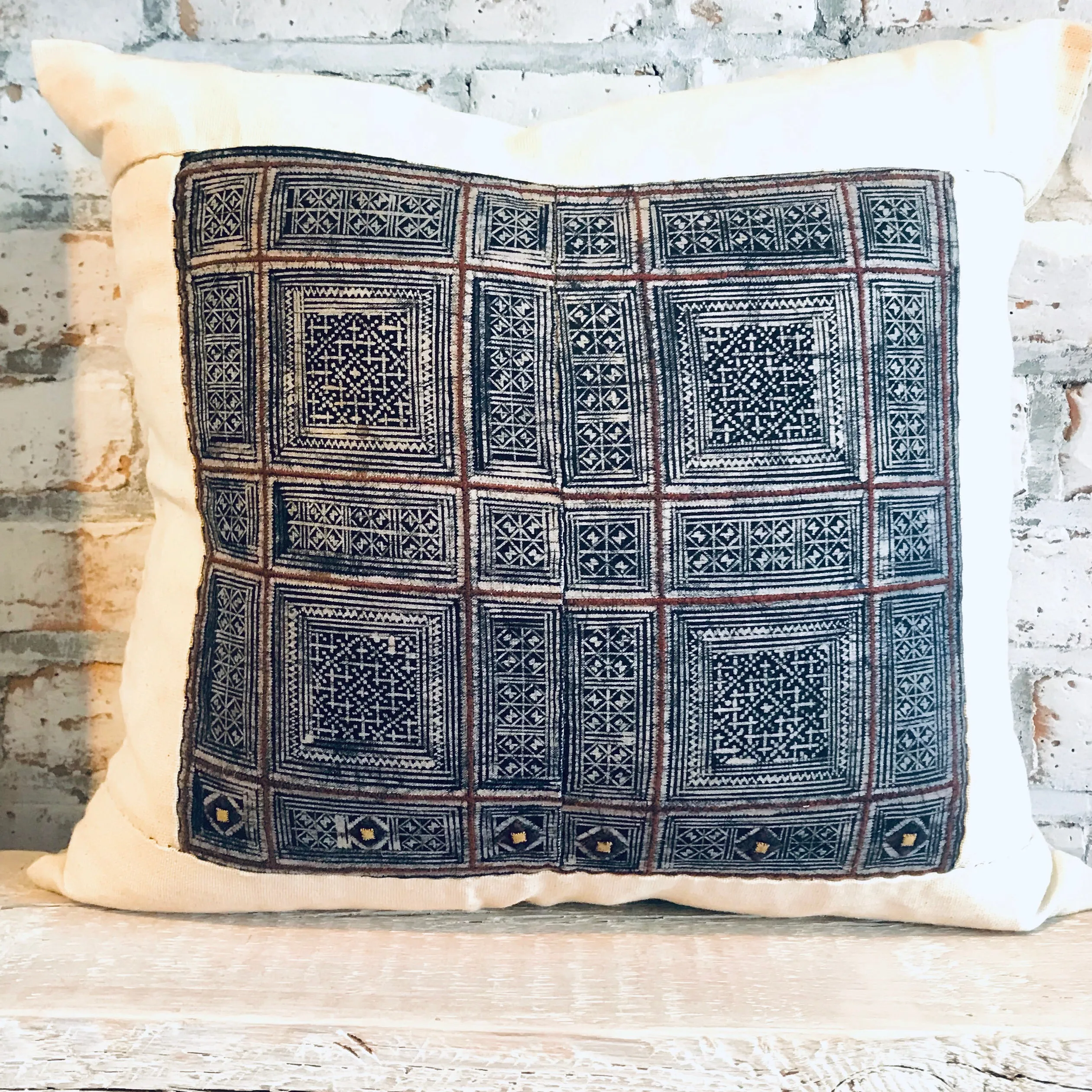 H’Mong Indigo Pillow