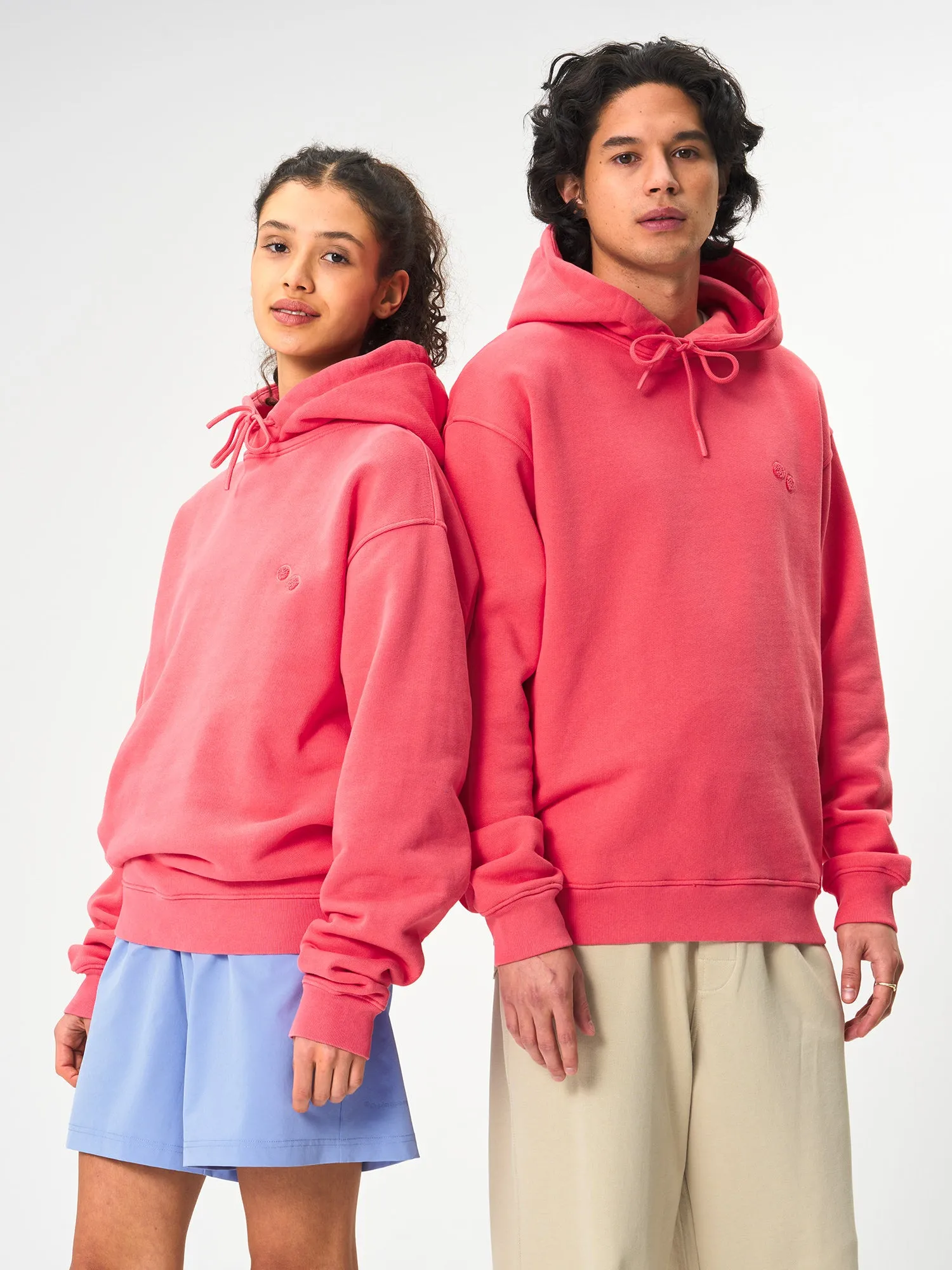 Hoodie Cotton - Watermelon Pink (Unisex)