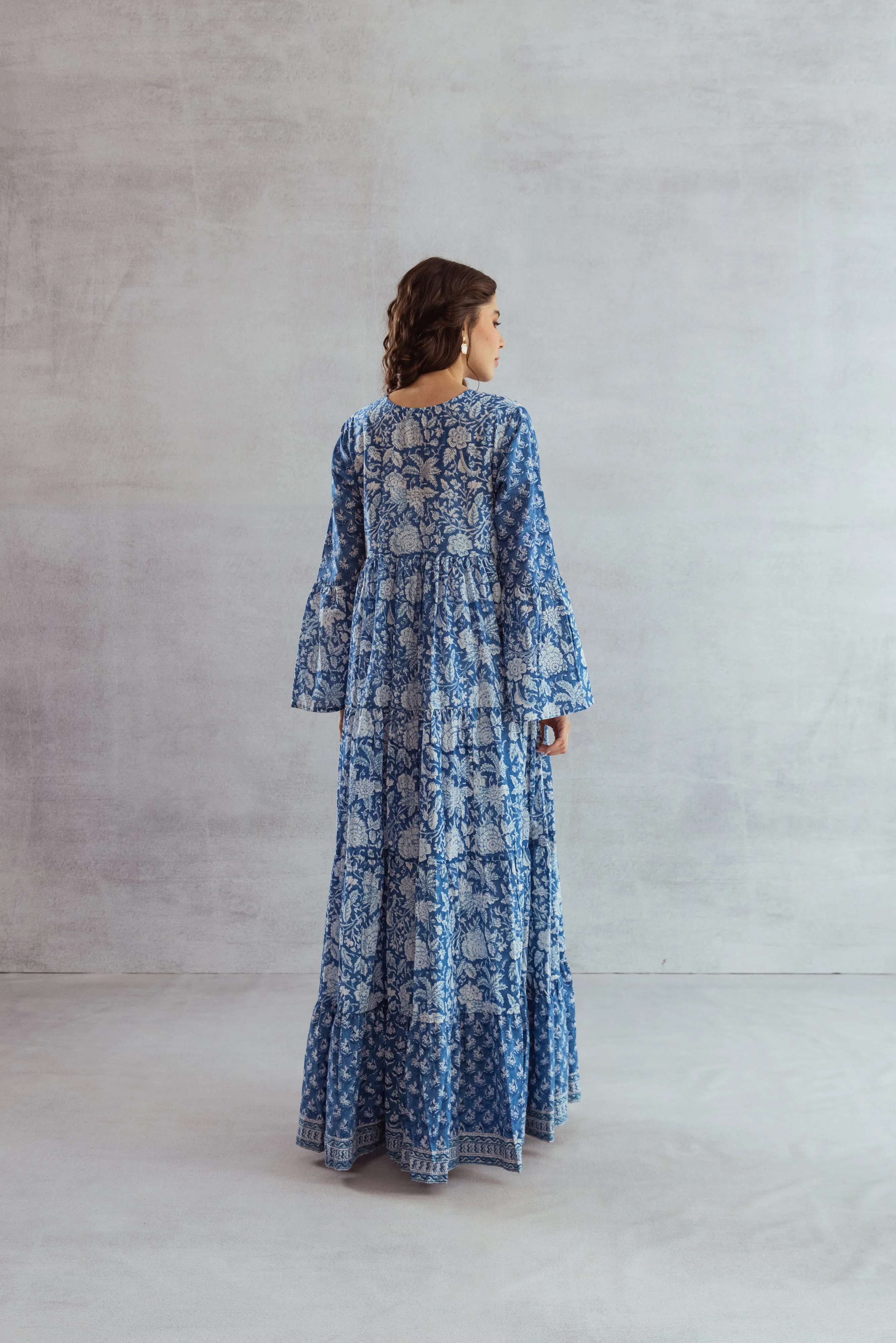 Huda tier Ruffle Dress
