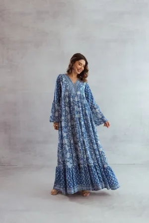 Huda tier Ruffle Dress