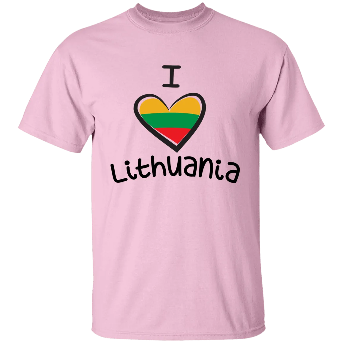 I Love Lithuania - Boys/Girls Youth Classic Short Sleeve T-Shirt