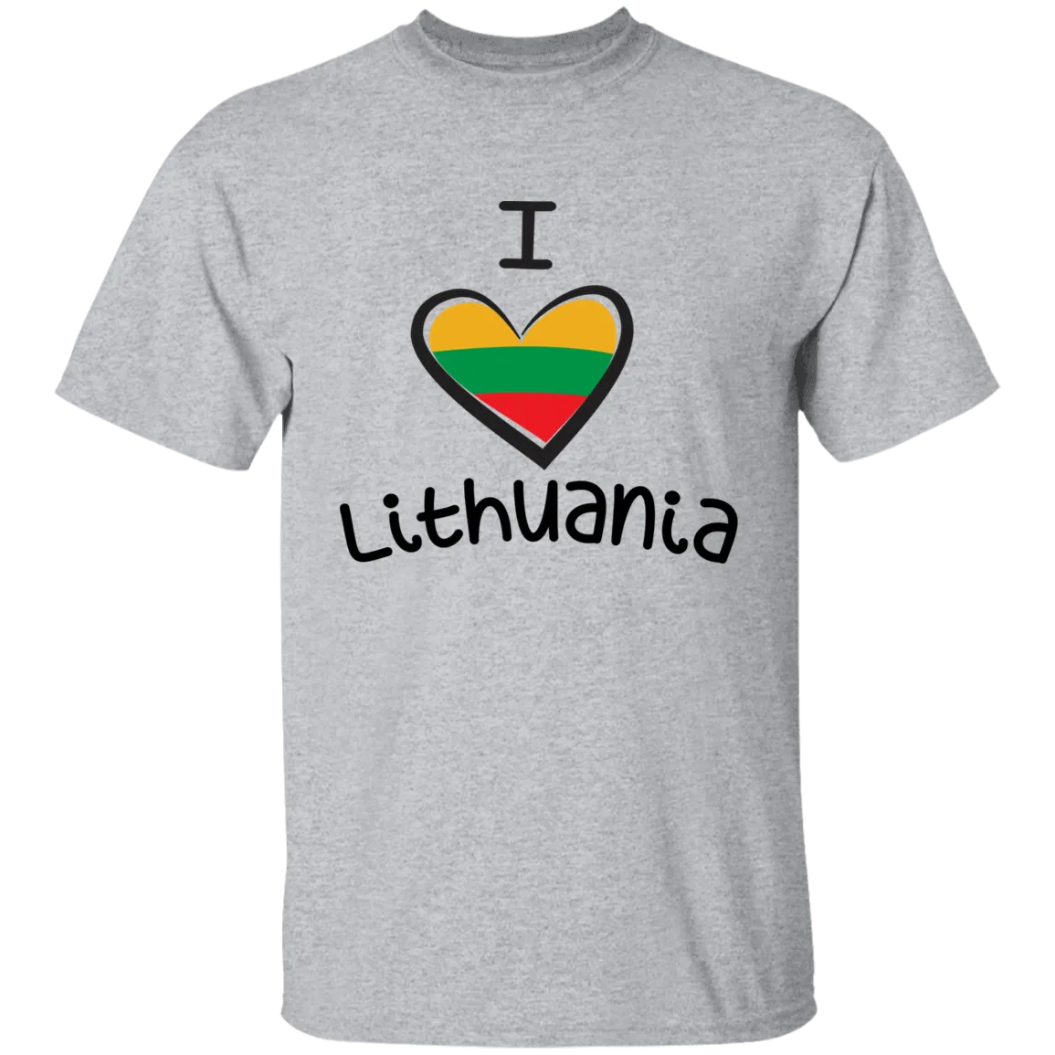 I Love Lithuania - Boys/Girls Youth Classic Short Sleeve T-Shirt