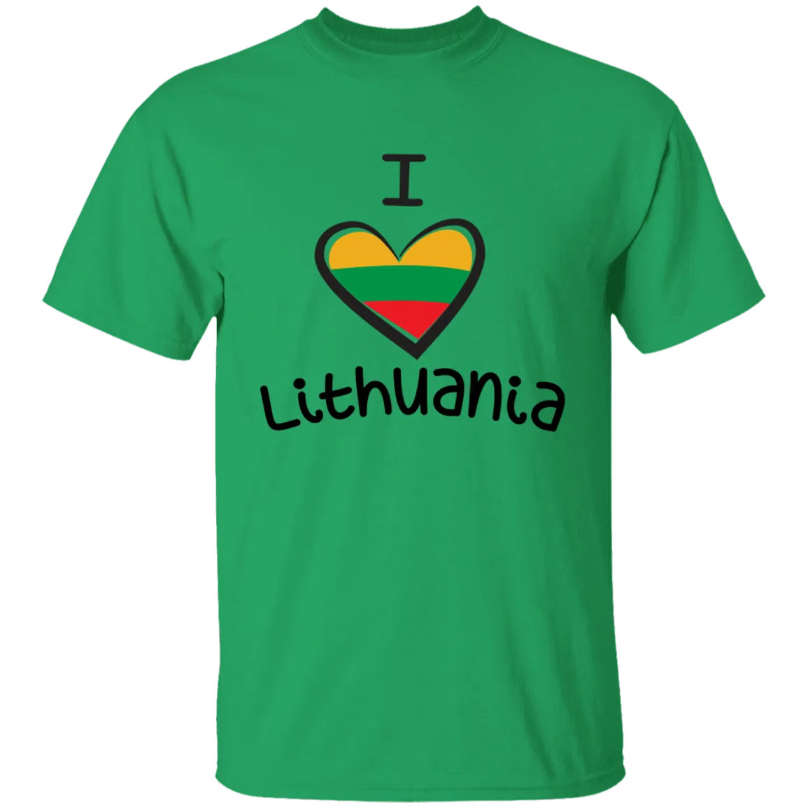 I Love Lithuania - Boys/Girls Youth Classic Short Sleeve T-Shirt