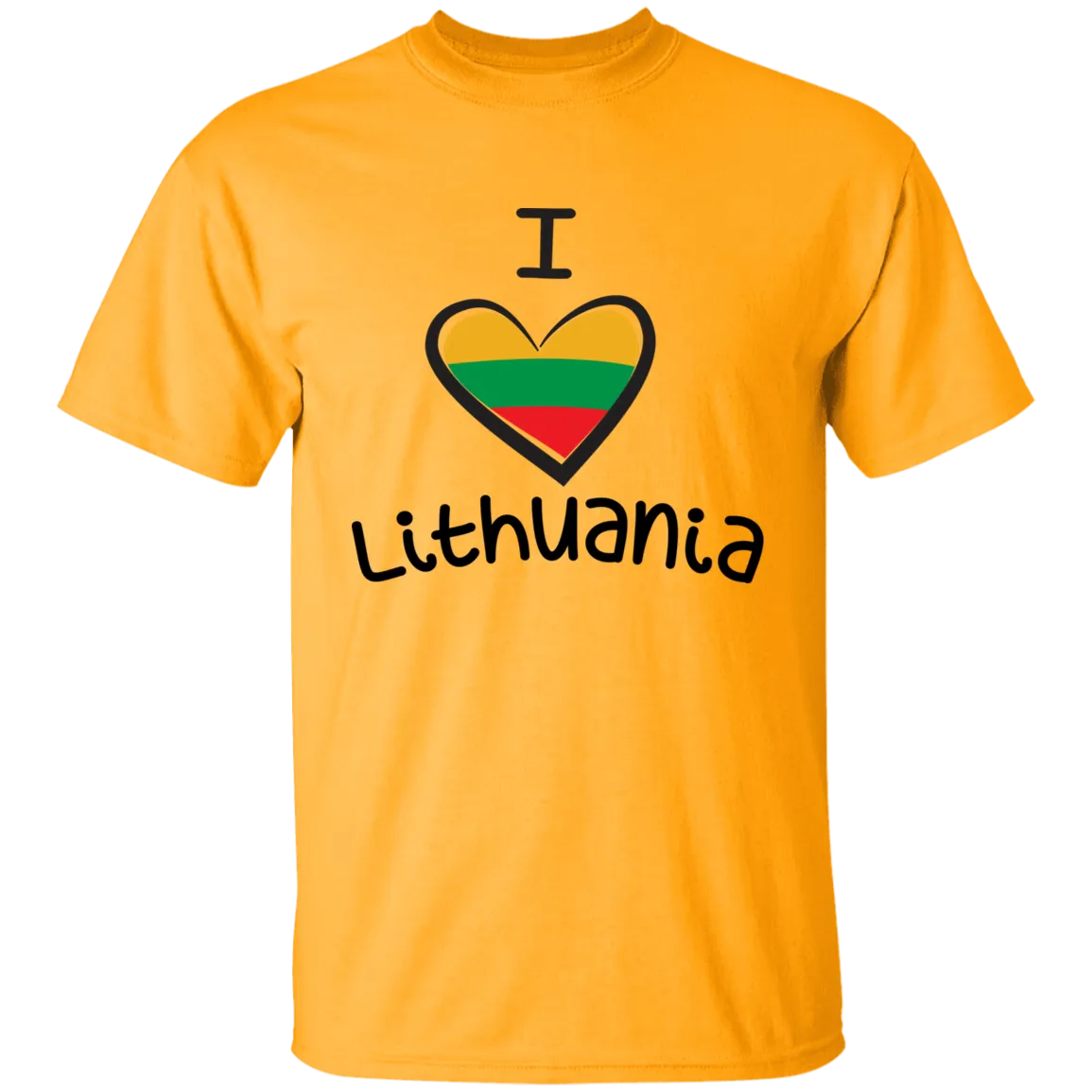 I Love Lithuania - Boys/Girls Youth Classic Short Sleeve T-Shirt