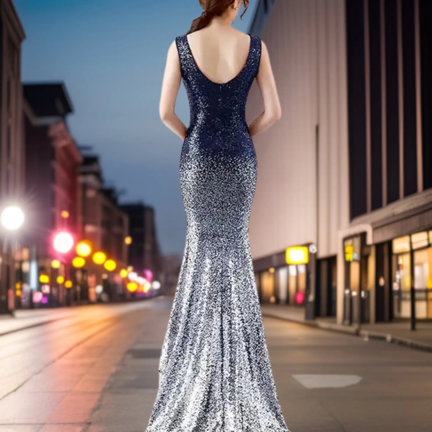 Iliana® | Slim fit dress made of high quality fabric
