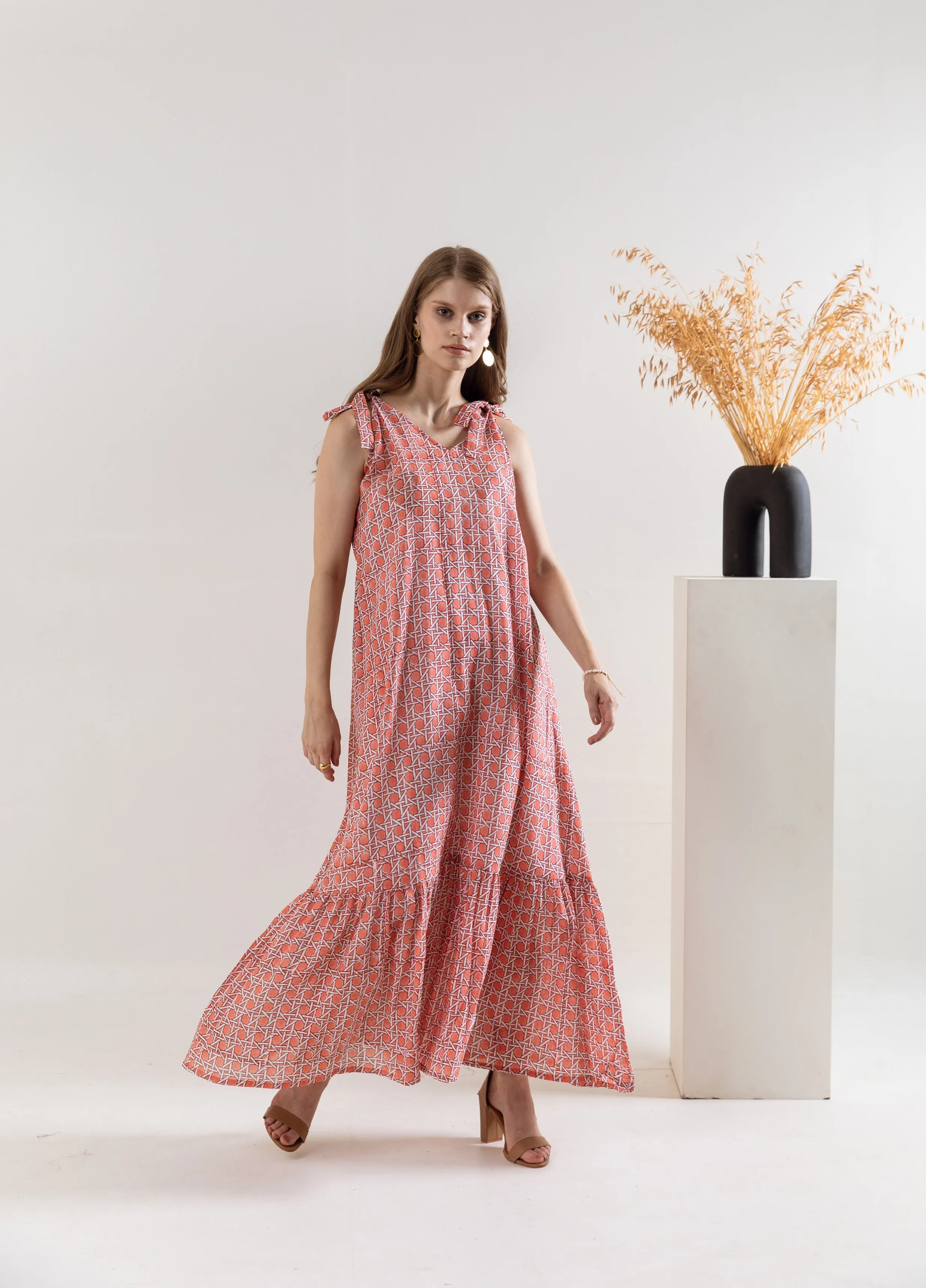 Imar Tier Ruffle Dress