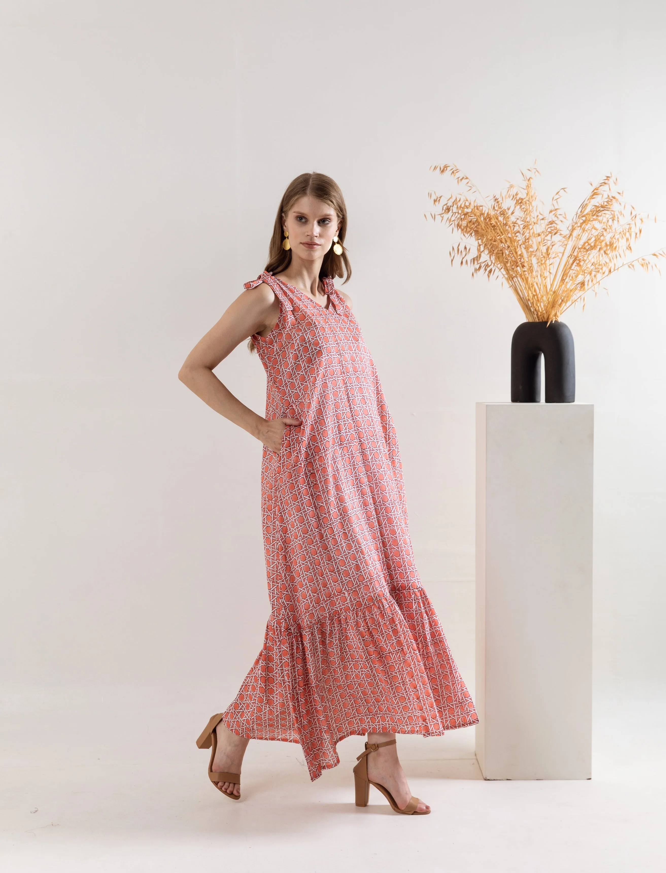 Imar Tier Ruffle Dress