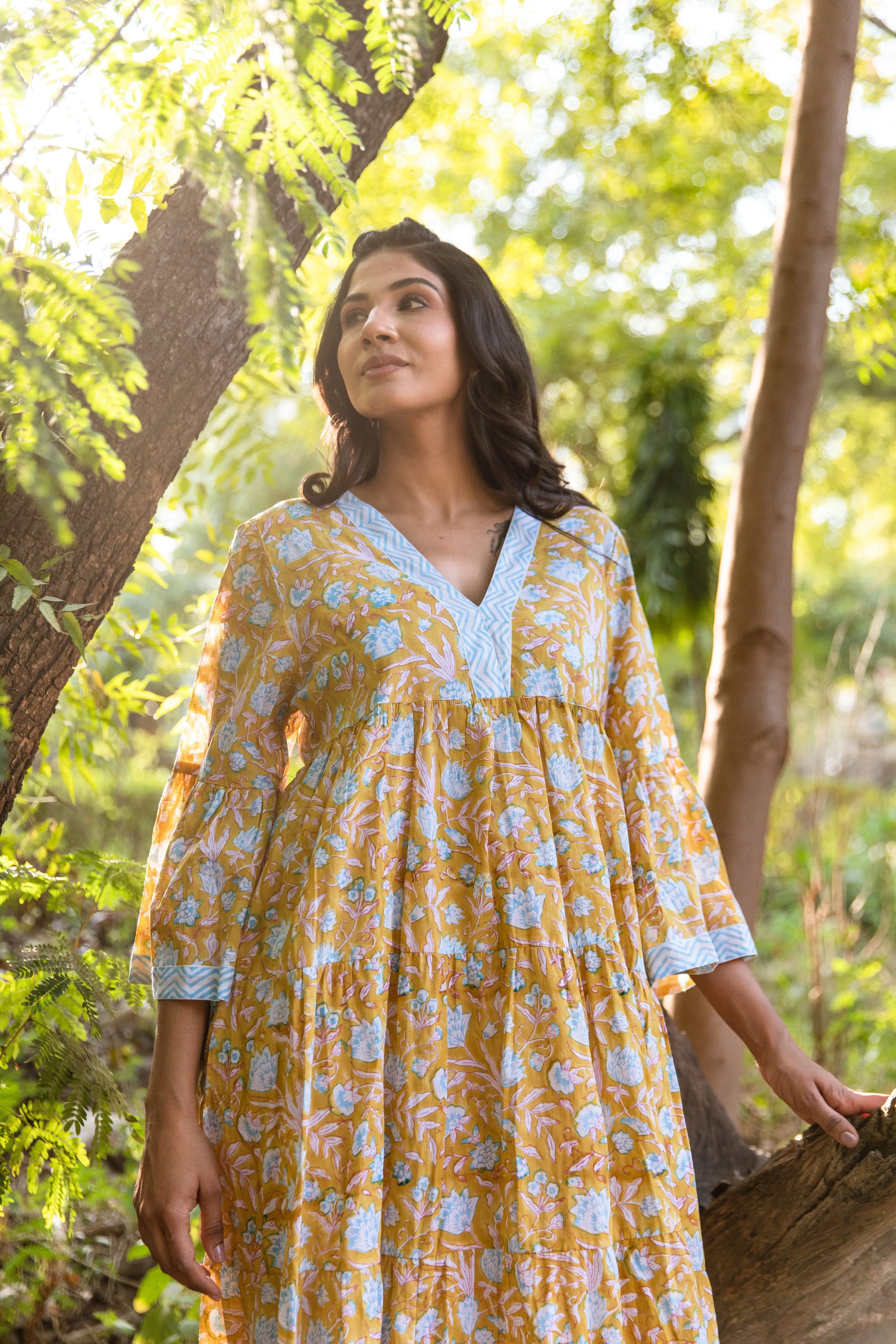 Janaki Tier Ruffle Dress