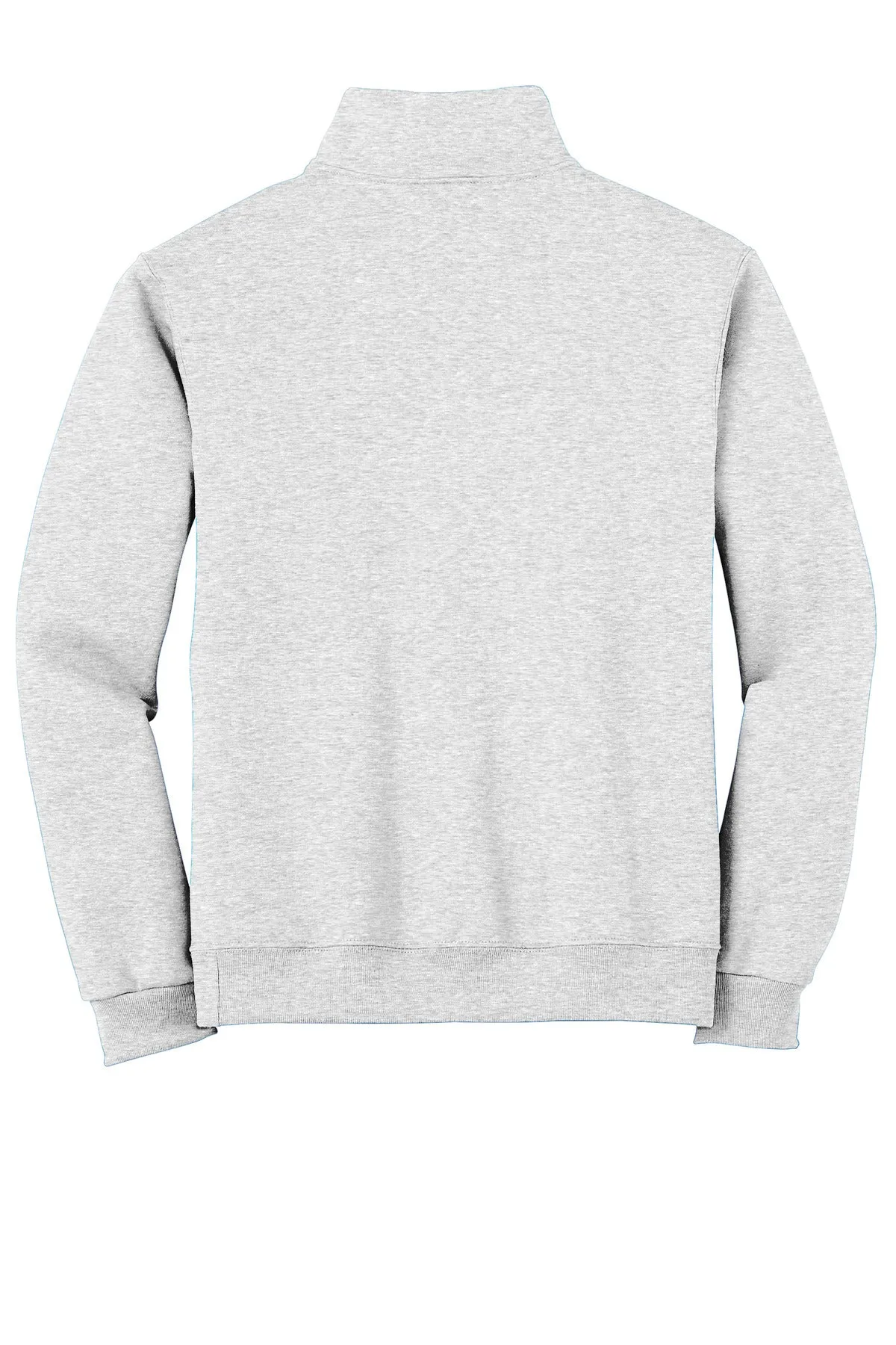 Jerzees NuBlend 1/4-Zip Cadet Collar Sweatshirt. 995M Ash