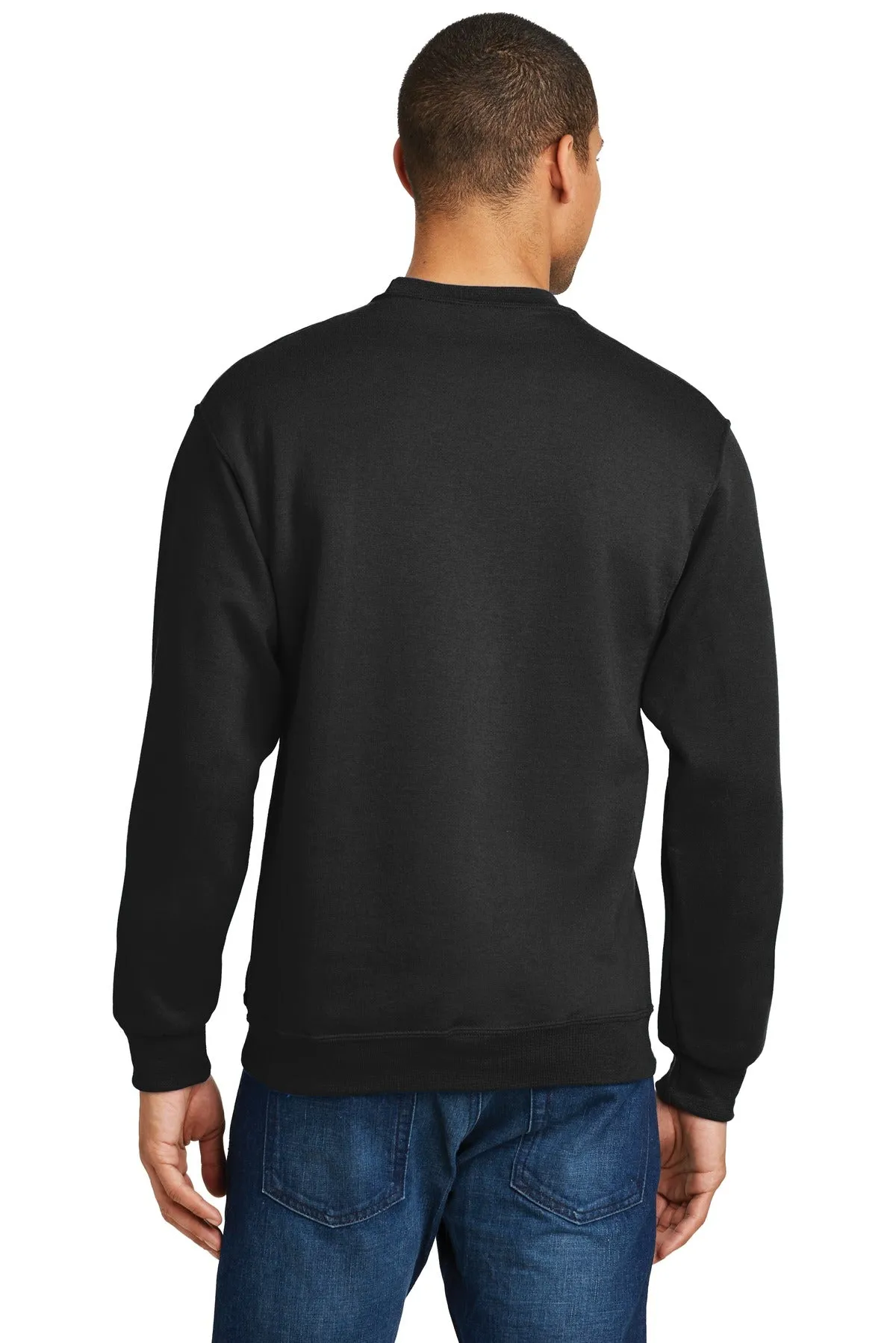 Jerzees NuBlend Crewneck Sweatshirt.  562M Black