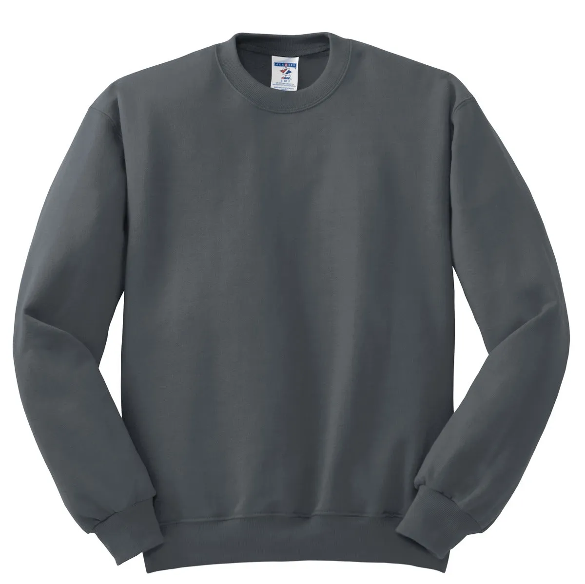 Jerzees NuBlend Crewneck Sweatshirt.  562M Charcoal Grey