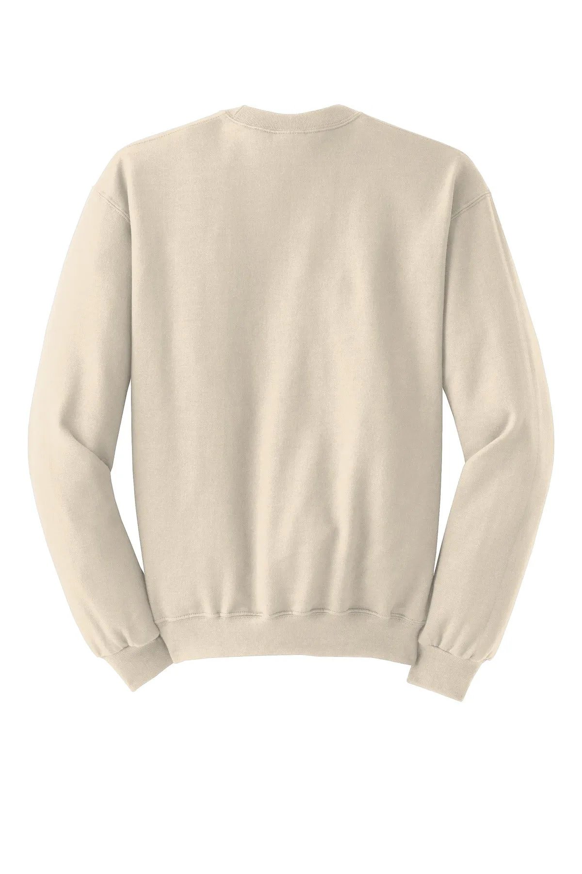 Jerzees NuBlend Crewneck Sweatshirt.  562M Sweet Cream Heather