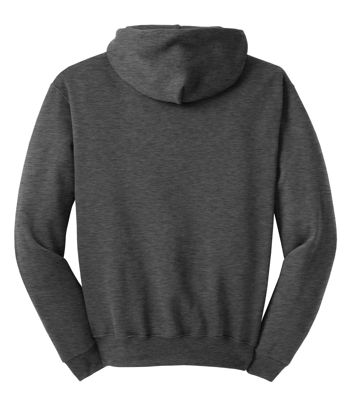 Jerzees NuBlend Pullover Hooded Sweatshirt.  996M Black Heather