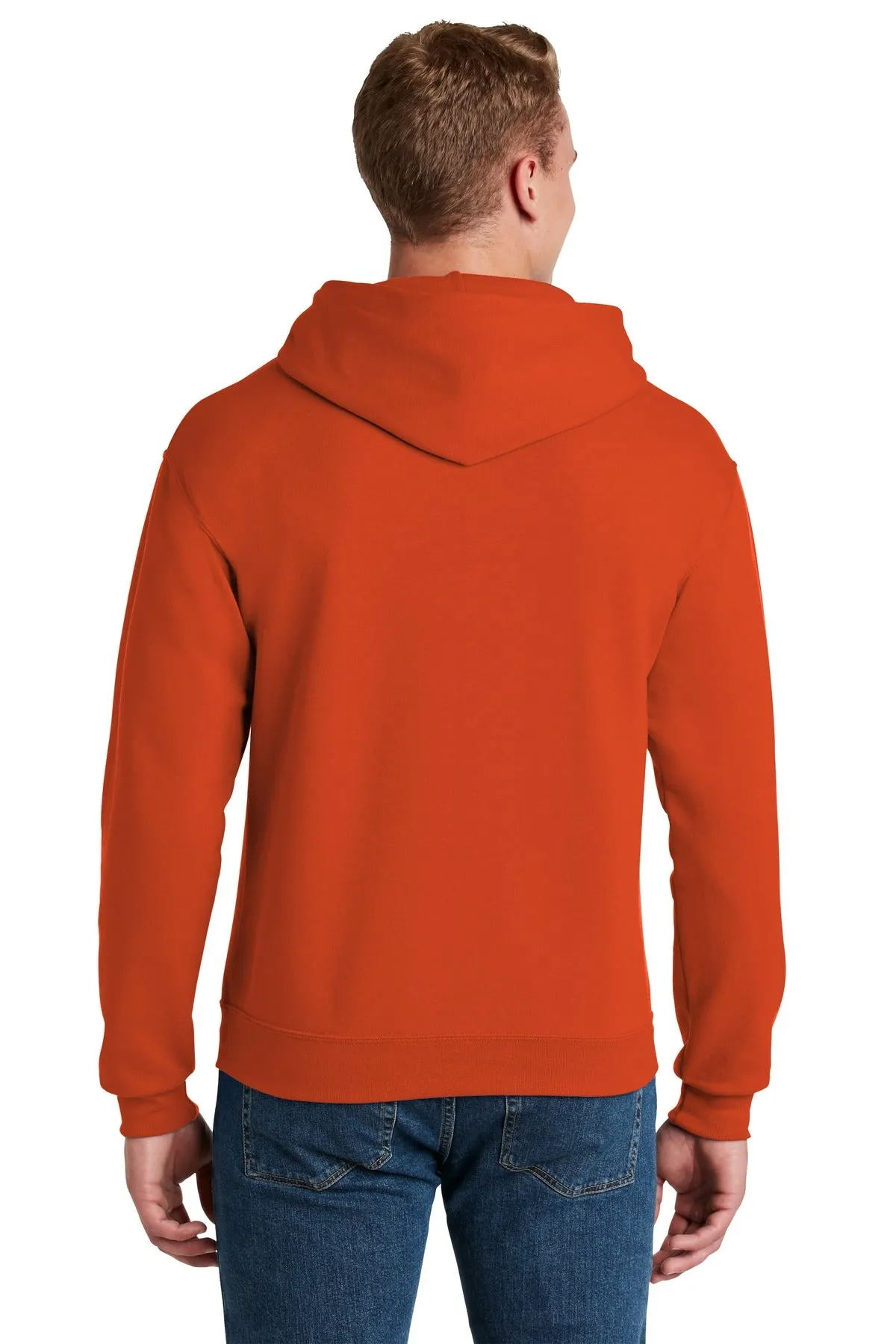 Jerzees NuBlend Pullover Hooded Sweatshirt.  996M Burnt Orange