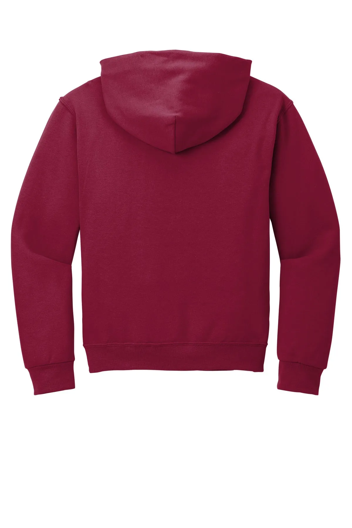 Jerzees NuBlend Pullover Hooded Sweatshirt.  996M Cardinal