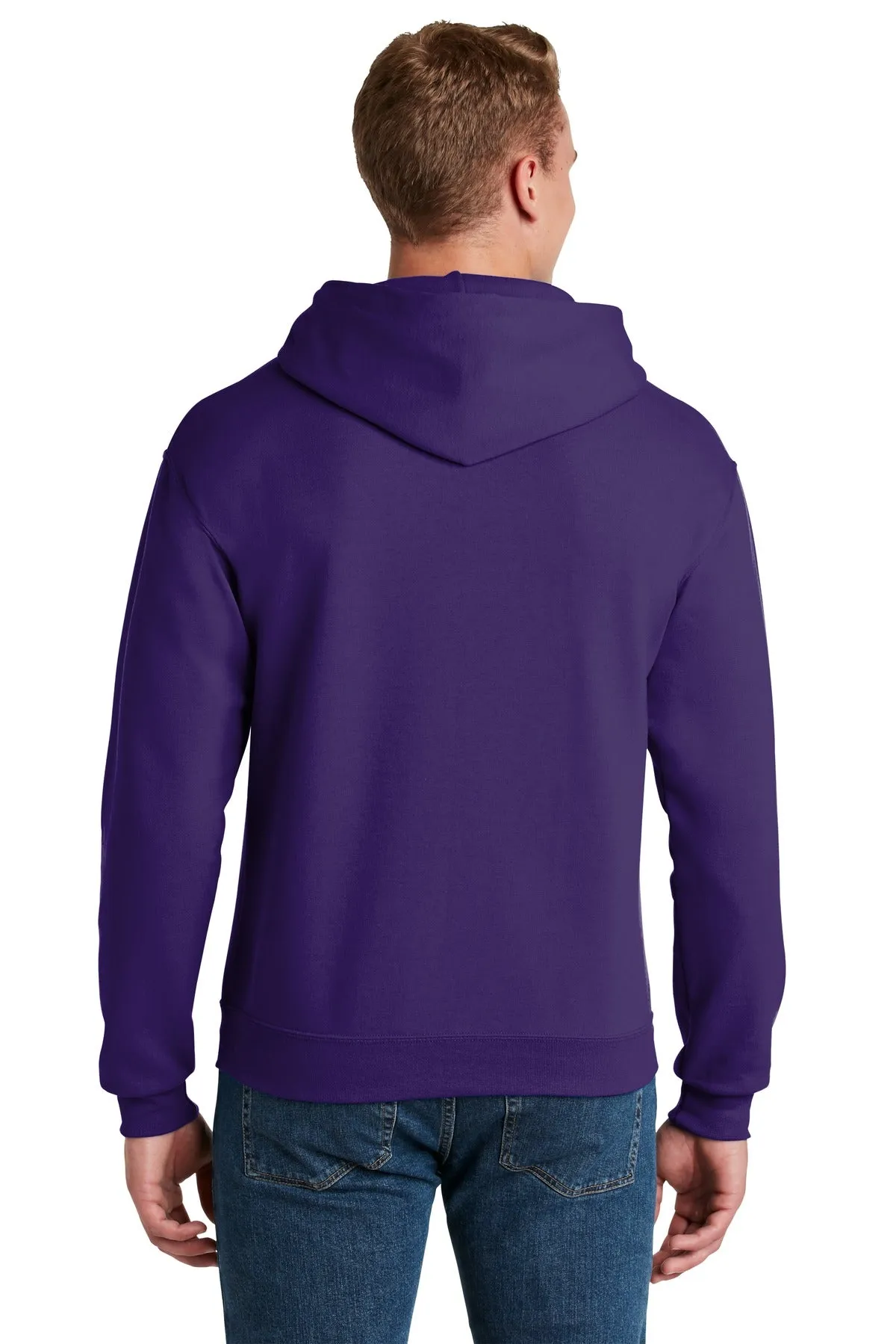 Jerzees NuBlend Pullover Hooded Sweatshirt.  996M Deep Purple