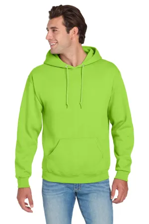 Jerzees NuBlend Pullover Hooded Sweatshirt.  996M Neon Green