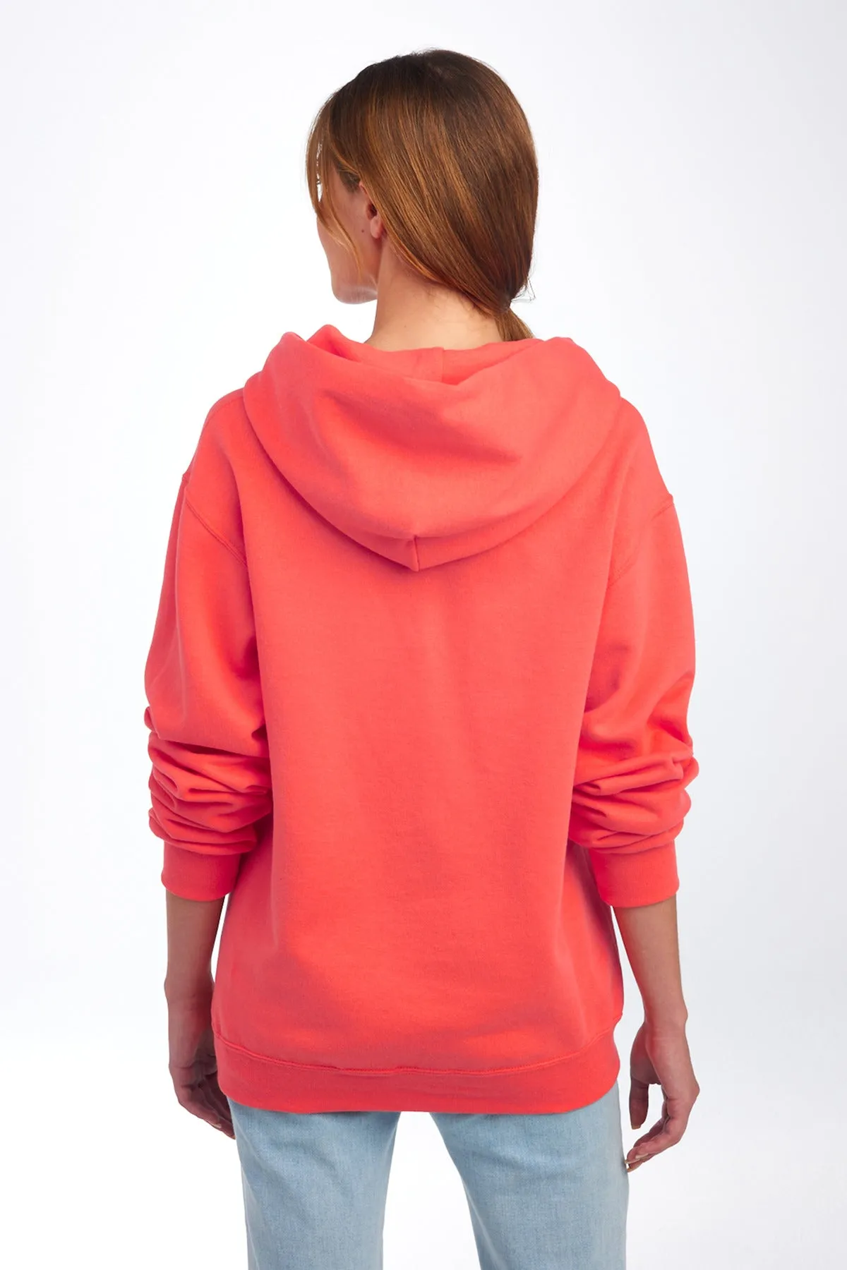 Jerzees NuBlend Pullover Hooded Sweatshirt.  996M Sunset Coral