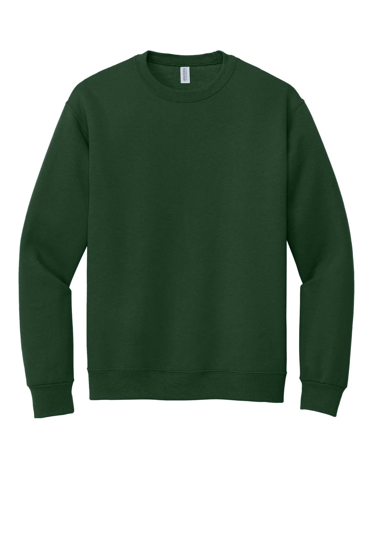 Jerzees Super Sweats NuBlend Crewneck Sweatshirt.  4662M Forest Green