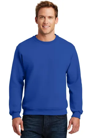 Jerzees Super Sweats NuBlend Crewneck Sweatshirt.  4662M Royal