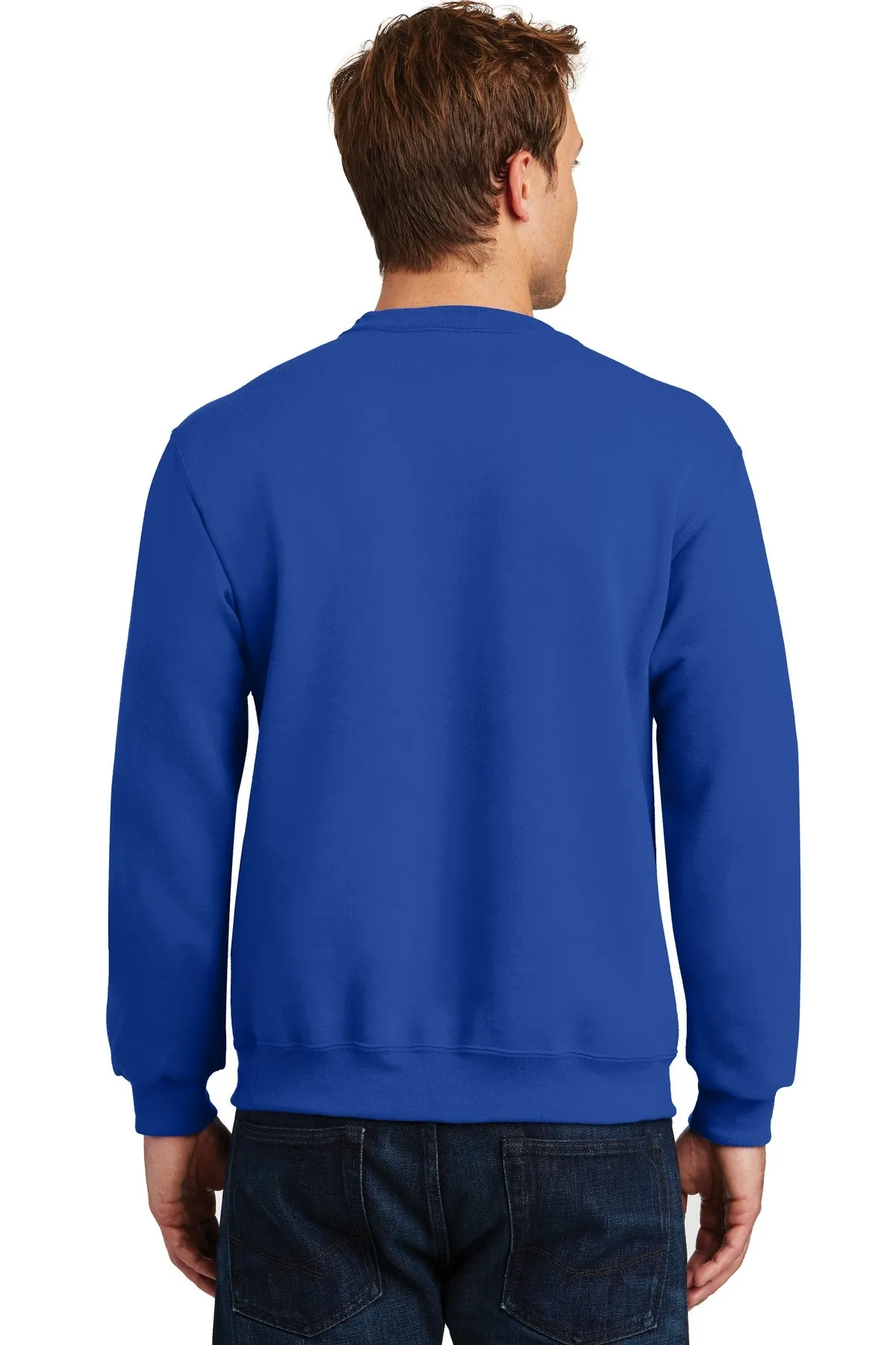 Jerzees Super Sweats NuBlend Crewneck Sweatshirt.  4662M Royal