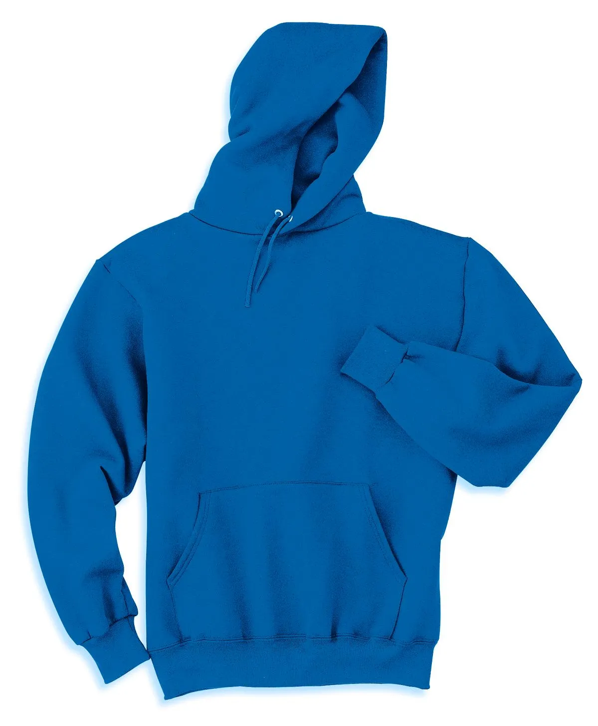 Jerzees Super Sweats NuBlend Pullover Hooded Sweatshirt.  4997M Royal