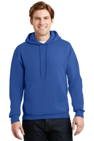 Jerzees Super Sweats NuBlend Pullover Hooded Sweatshirt.  4997M Royal