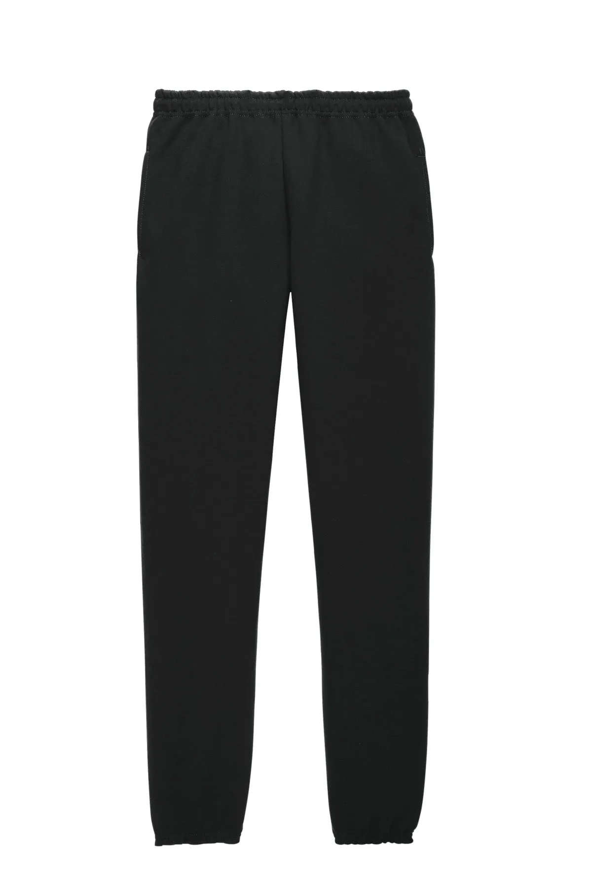 Jerzees Super Sweats NuBlend Sweatpant with Pockets.  4850MP Black