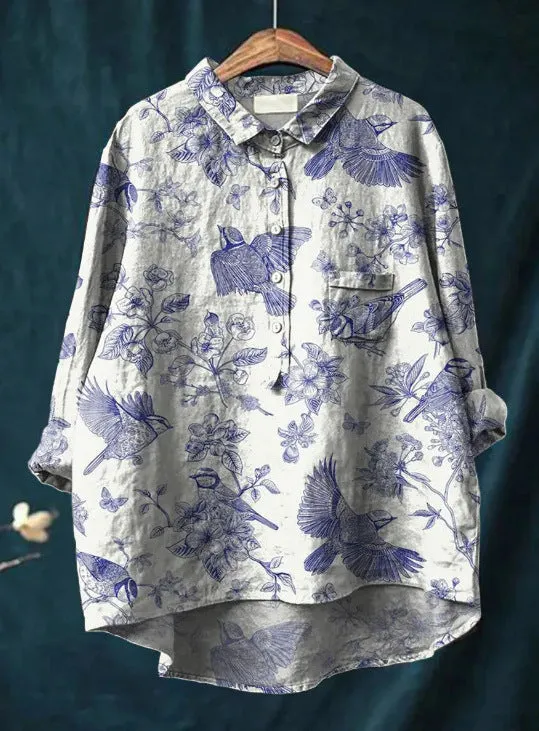 Kaia | Classic Floral Blouse