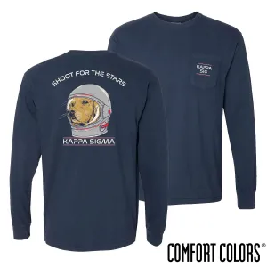 Kappa Sig Astronaut Retriever Long Sleeve Tee