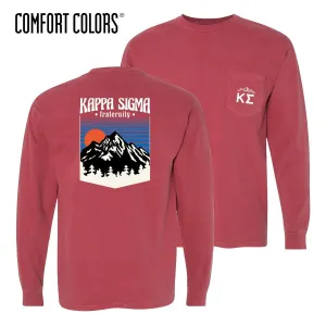 Kappa Sig Long Sleeve Retro Alpine Tee