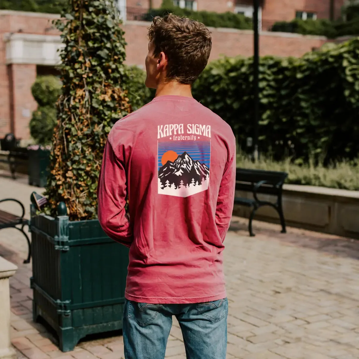 Kappa Sig Long Sleeve Retro Alpine Tee