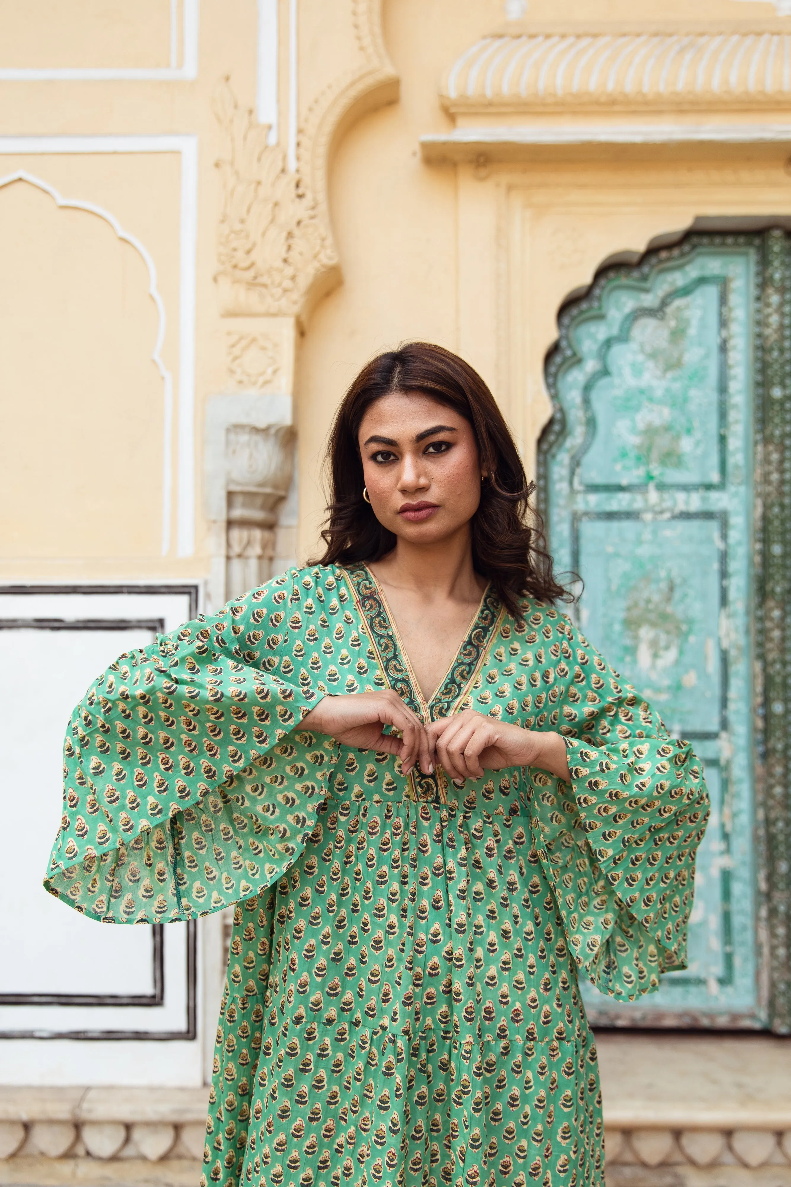 Kareena Tier Ruffle Dress
