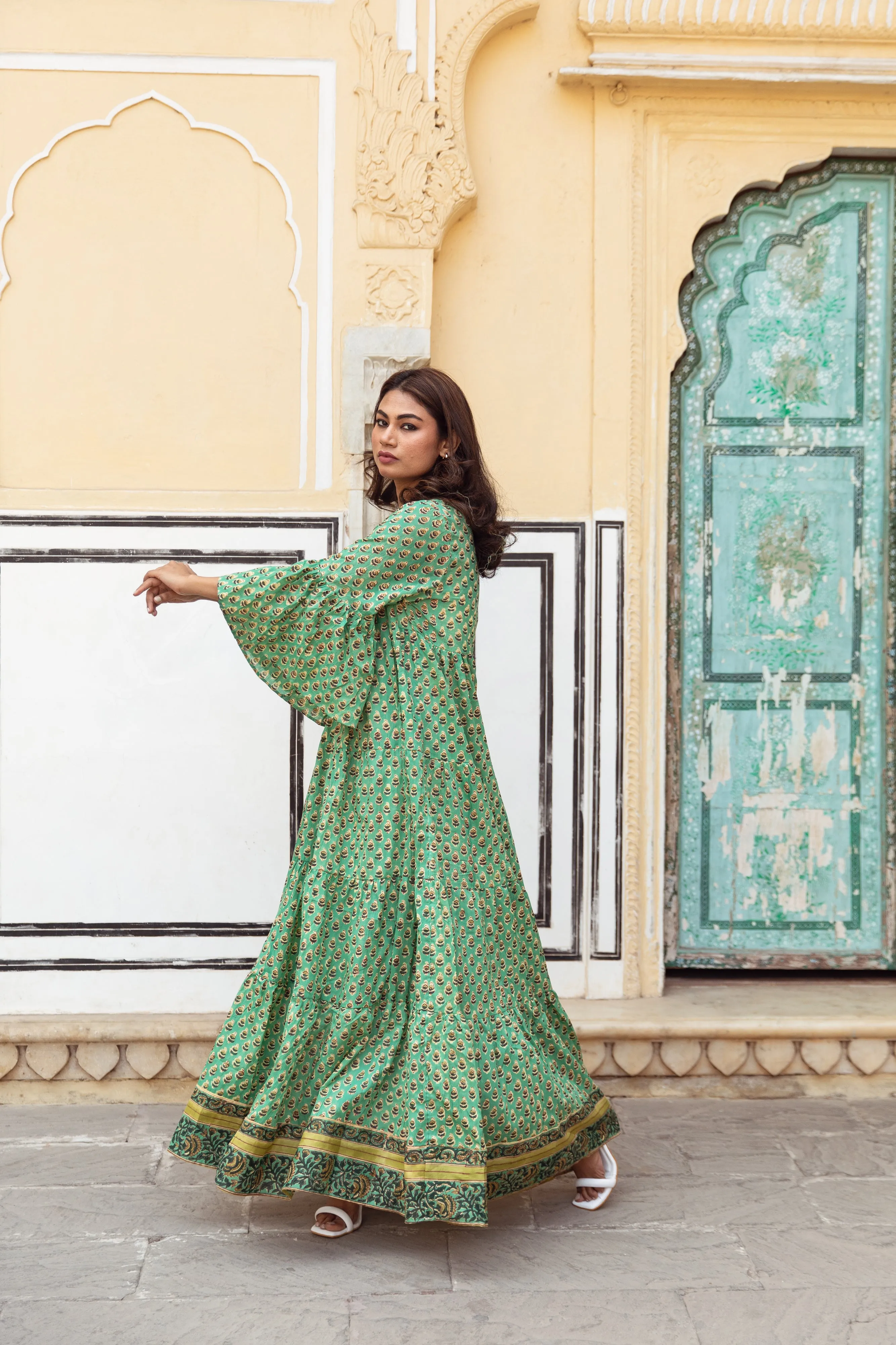 Kareena Tier Ruffle Dress