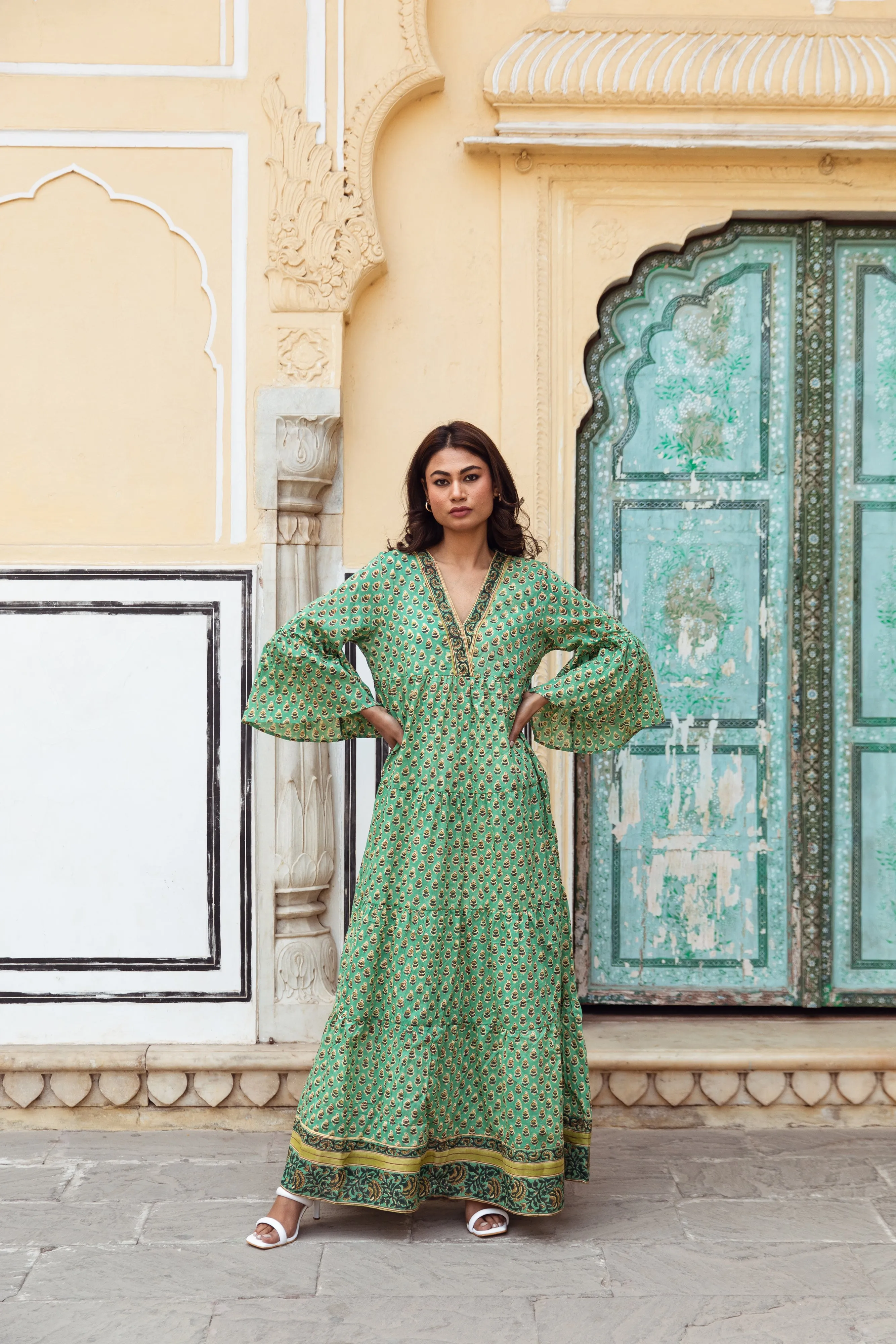 Kareena Tier Ruffle Dress