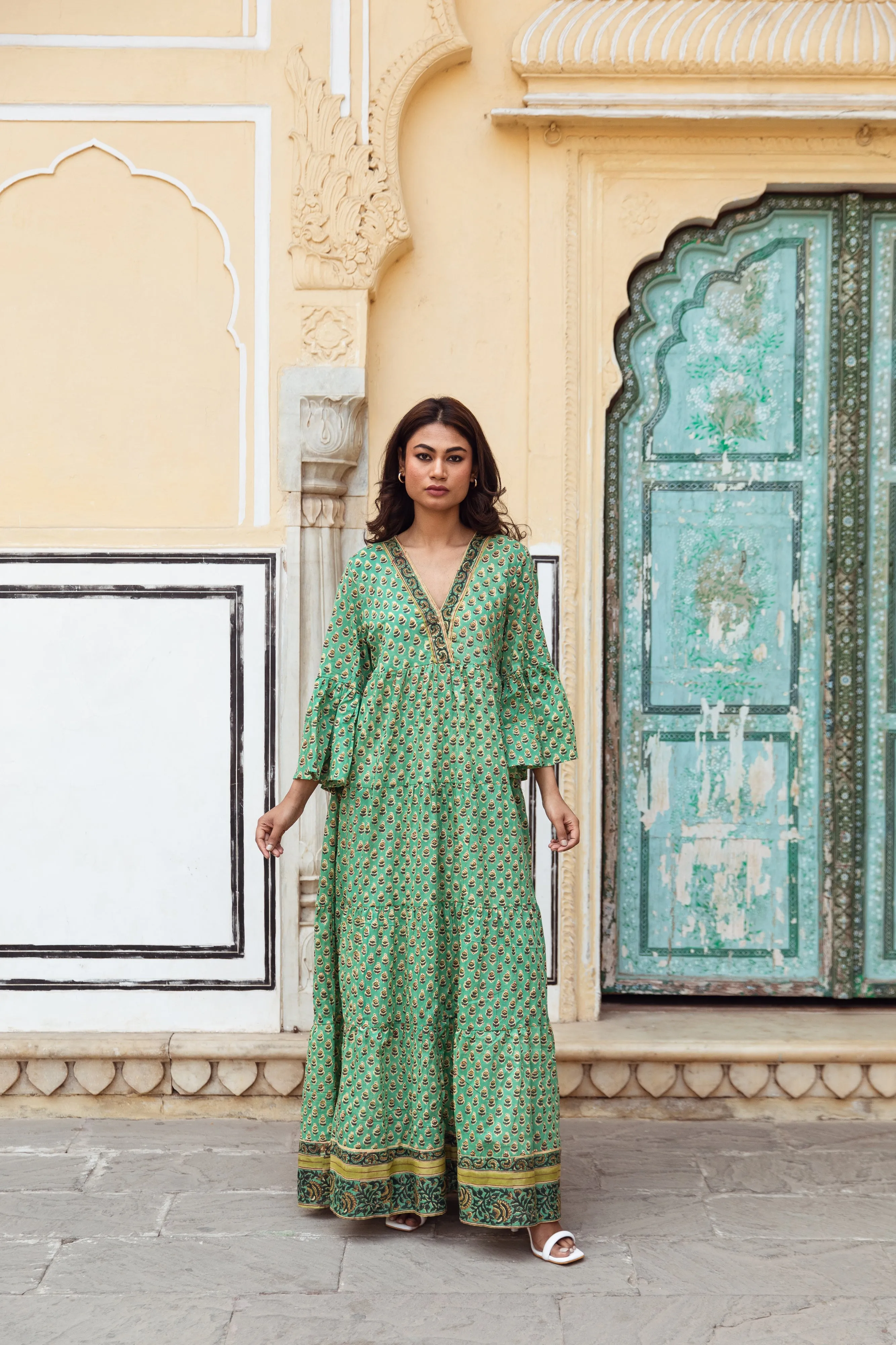 Kareena Tier Ruffle Dress