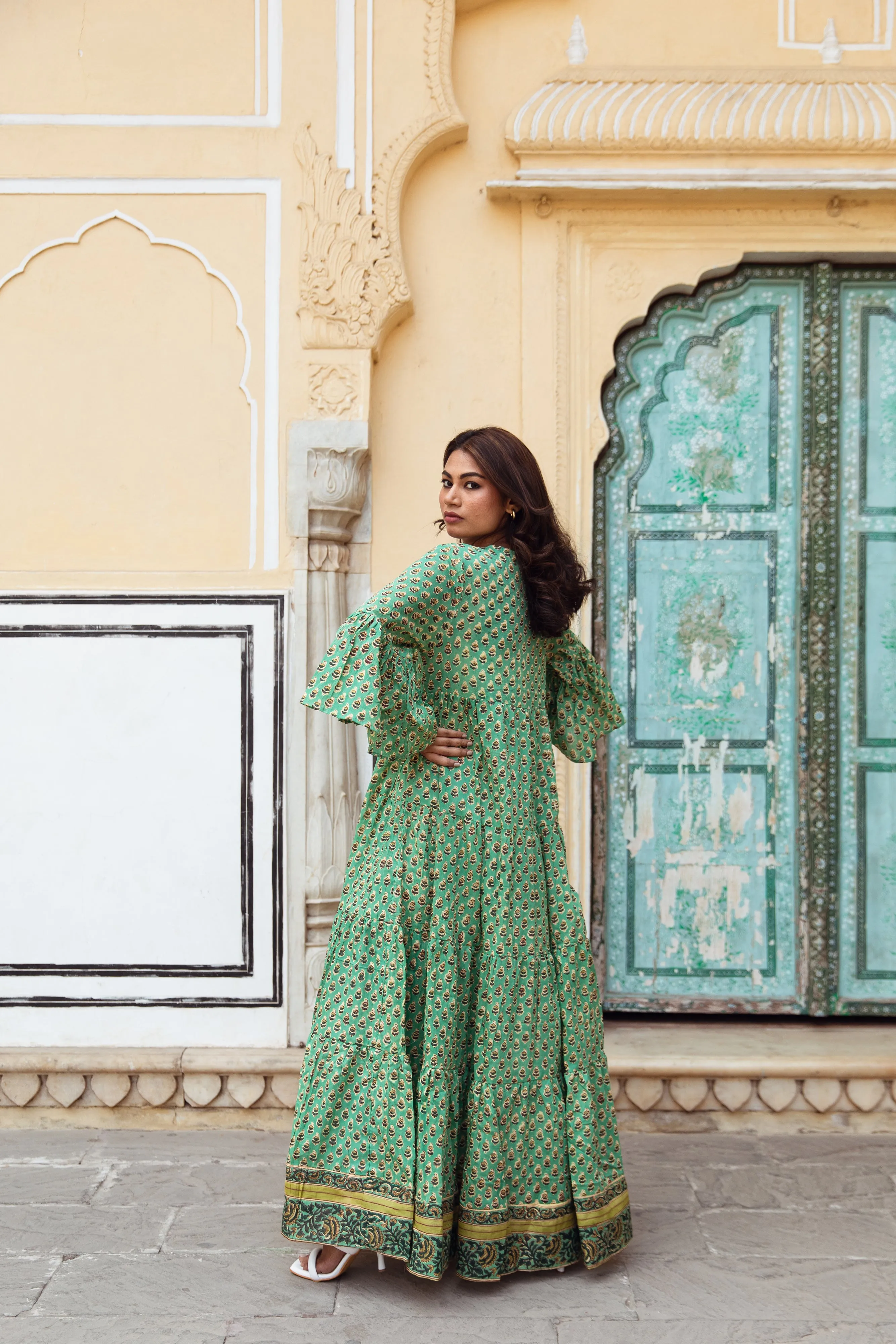 Kareena Tier Ruffle Dress