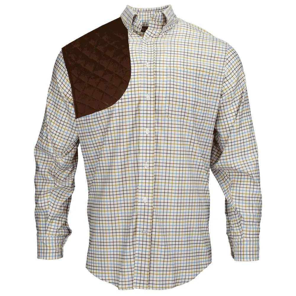 Kevin's Moss Green Tattersall Performance Right Hand Long Sleeve Shooting Shirt