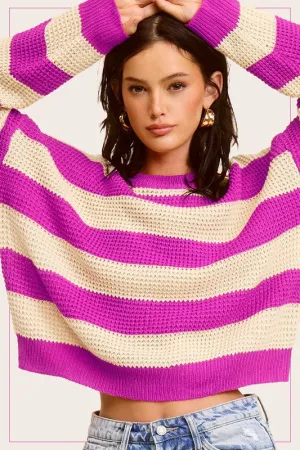 LAID-BACK STRIPED SWEATER