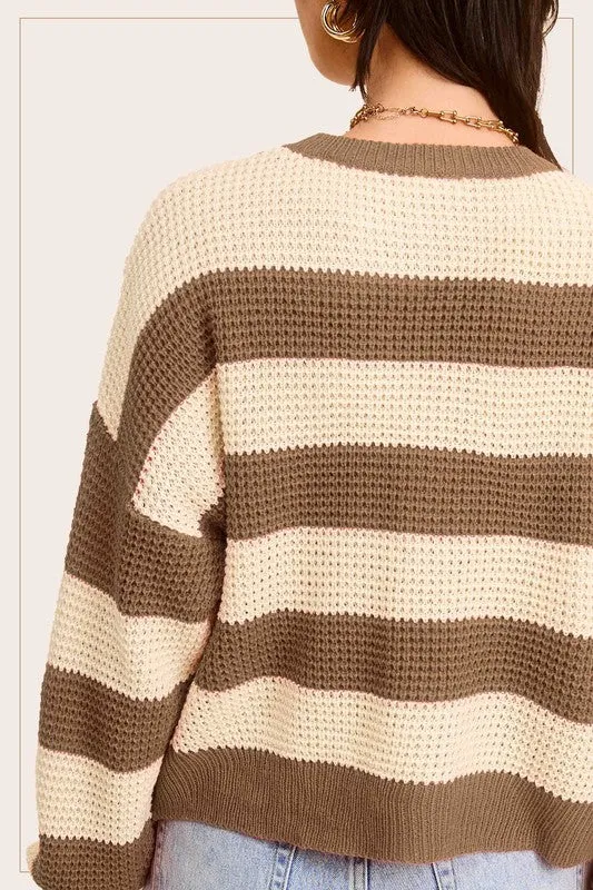 LAID-BACK STRIPED SWEATER